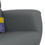 Sillón de masaje reclinable con reposapiés cuero sintético gris de vidaXL, Sillones - Ref: Foro24-356716, Precio: 128,66 €, D...