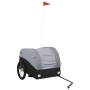 Fahrradanhänger aus schwarzem und grauem Eisen 45 kg von vidaXL, Fahrradanhänger - Ref: Foro24-94133, Preis: 95,49 €, Rabatt: %