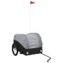 Remolque para bicicleta hierro negro y gris 45 kg de vidaXL, Remolques para bicicletas - Ref: Foro24-94133, Precio: 93,90 €, ...
