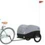Fahrradanhänger aus schwarzem und grauem Eisen 45 kg von vidaXL, Fahrradanhänger - Ref: Foro24-94133, Preis: 95,49 €, Rabatt: %