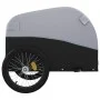 Remolque para bicicleta hierro negro y gris 45 kg de vidaXL, Remolques para bicicletas - Ref: Foro24-94133, Precio: 93,90 €, ...