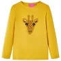 Camiseta infantil de manga larga ocre oscuro 116 de vidaXL, Camisetas para niños - Ref: Foro24-13481, Precio: 8,59 €, Descuen...