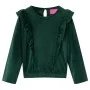 Kinderbluse mit dunkelgrünen Rüschen 92 von vidaXL, Kinder-T-Shirts - Ref: Foro24-15106, Preis: 9,68 €, Rabatt: %