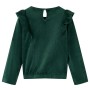 Kinderbluse mit dunkelgrünen Rüschen 92 von vidaXL, Kinder-T-Shirts - Ref: Foro24-15106, Preis: 9,78 €, Rabatt: %