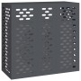 Funda para Aire Acondicionado Antracita 110 x 50 x 105 cm Acero