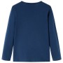 Camiseta infantil de manga larga azul marino 140 de vidaXL, Camisetas para niños - Ref: Foro24-13623, Precio: 8,94 €, Descuen...