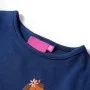 Marineblaues Langarm-T-Shirt für Kinder 140 von vidaXL, Kinder-T-Shirts - Ref: Foro24-13623, Preis: 8,85 €, Rabatt: %