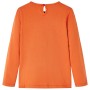 Hellbraunes orangefarbenes Langarm-T-Shirt für Kinder 116 von vidaXL, Kinder-T-Shirts - Ref: Foro24-13616, Preis: 10,70 €, Ra...