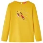 Kinder langärmliges T-Shirt in dunklem Ocker 104 von vidaXL, Kinder-T-Shirts - Ref: Foro24-13635, Preis: 8,59 €, Rabatt: %