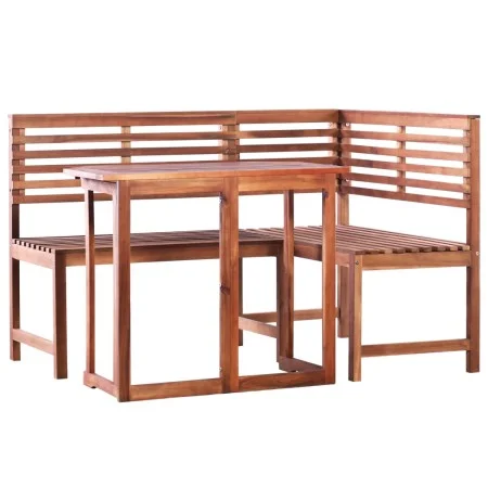 Garden bistro table and chairs set 2 pieces solid acacia wood by vidaXL, Garden sets - Ref: Foro24-44038, Price: 308,28 €, Di...