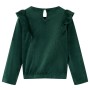 Kinderbluse mit dunkelgrünen Rüschen 140 von vidaXL, Kinder-T-Shirts - Ref: Foro24-15110, Preis: 9,78 €, Rabatt: %