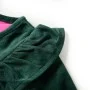 Children's blouse with dark green ruffles 140 by vidaXL, Kids T-shirts - Ref: Foro24-15110, Price: 9,68 €, Discount: %