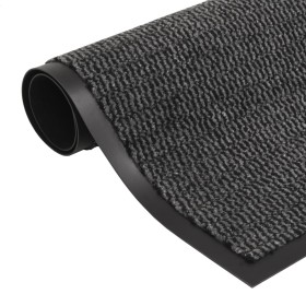 Rectangular entrance rug with a knot of 90x150 cm in anthracite. by vidaXL, Doormats - Ref: Foro24-132714, Price: 40,63 €, Di...