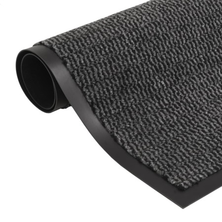 Rectangular entrance rug with a knot of 90x150 cm in anthracite. by vidaXL, Doormats - Ref: Foro24-132714, Price: 40,63 €, Di...