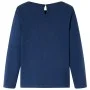 Kinder Langarmshirt in Marineblau, Größe 128. von vidaXL, Kinder-T-Shirts - Ref: Foro24-13642, Preis: 8,59 €, Rabatt: %