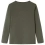 Khaki Langarm-T-Shirt für Kinder 140 von vidaXL, Kinder-T-Shirts - Ref: Foro24-13488, Preis: 8,59 €, Rabatt: %