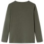 Khaki Langarm-T-Shirt für Kinder 140 von vidaXL, Kinder-T-Shirts - Ref: Foro24-13488, Preis: 8,66 €, Rabatt: %