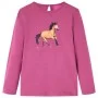 Camiseta infantil de manga larga frambuesa 92 de vidaXL, Camisetas para niños - Ref: Foro24-14024, Precio: 8,98 €, Descuento: %