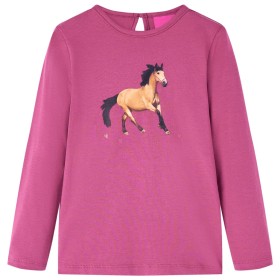 Langarm-Kinder-T-Shirt Himbeere 116 von vidaXL, Kinder-T-Shirts - Ref: Foro24-14026, Preis: 9,08 €, Rabatt: %