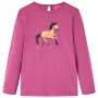 Camiseta infantil de manga larga frambuesa 116 de vidaXL, Camisetas para niños - Ref: Foro24-14026, Precio: 9,08 €, Descuento: %