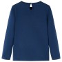 Marineblaues Langarm-T-Shirt für Kinder 104 von vidaXL, Kinder-T-Shirts - Ref: Foro24-14030, Preis: 9,08 €, Rabatt: %