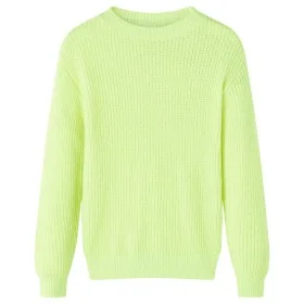 Jersey de punto infantil amarillo neón 92 de vidaXL, Camisetas para niños - Ref: Foro24-14575, Precio: 13,26 €, Descuento: %