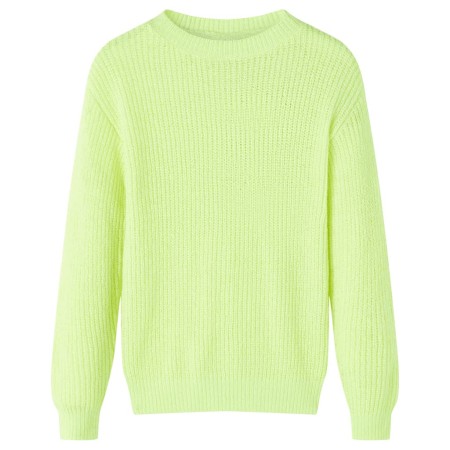 Neon yellow knitted child's sweater size 116 by vidaXL, Kids T-shirts - Ref: Foro24-14577, Price: 13,39 €, Discount: %