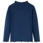 Marineblaues Langarm-T-Shirt für Kinder 140 von vidaXL, Kinder-T-Shirts - Ref: Foro24-13713, Preis: 8,30 €, Rabatt: %