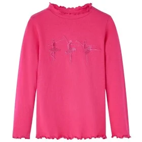 Langarm-Kinder-T-Shirt hellrosa 128 von vidaXL, Kinder-T-Shirts - Ref: Foro24-13707, Preis: 8,30 €, Rabatt: %