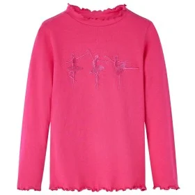 Langarm-T-Shirt für Kinder in glänzendem Pink 104 von vidaXL, Kinder-T-Shirts - Ref: Foro24-13705, Preis: 8,30 €, Rabatt: %