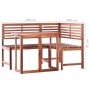 Garten-Bistrotisch und Stühle-Set, 2-teilig, massives Akazienholz von vidaXL, Gartensets - Ref: Foro24-44038, Preis: 316,06 €...