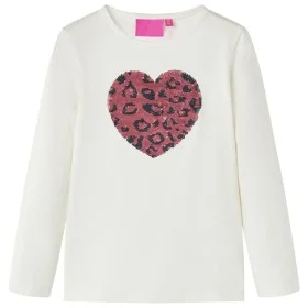 Long-sleeved off-white children's t-shirt size 116 by vidaXL, Kids T-shirts - Ref: Foro24-13791, Price: 8,77 €, Discount: %