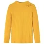 Camiseta infantil manga larga de punto elástico ocre oscuro 92 de vidaXL, Camisetas para niños - Ref: Foro24-13834, Precio: 7...