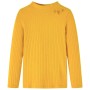 Long-sleeved dark ocher elastic knit children's t-shirt size 92 by vidaXL, Kids T-shirts - Ref: Foro24-13834, Price: 8,00 €, ...