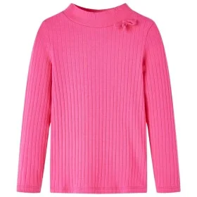 Langärmeliges Kinder-T-Shirt aus knallpinkem Stretch-Strick 140 von vidaXL, Kinder-T-Shirts - Ref: Foro24-13843, Preis: 7,93 ...