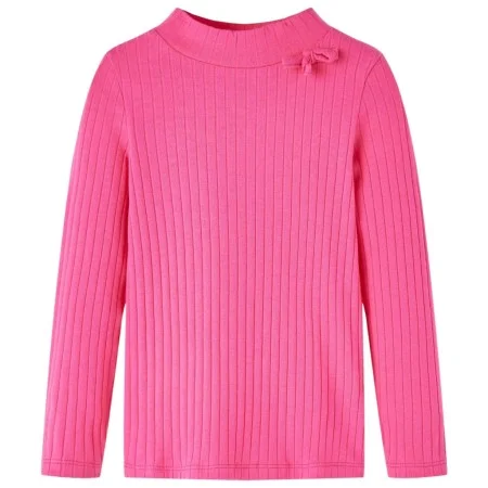 Langärmeliges Kinder-T-Shirt aus knallpinkem Stretch-Strick 140 von vidaXL, Kinder-T-Shirts - Ref: Foro24-13843, Preis: 7,93 ...