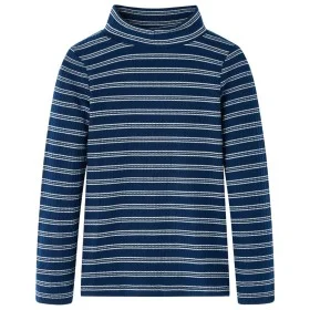 Kinder Langarmshirt in Marineblau, Größe 140. von vidaXL, Kinder-T-Shirts - Ref: Foro24-13938, Preis: 7,93 €, Rabatt: %
