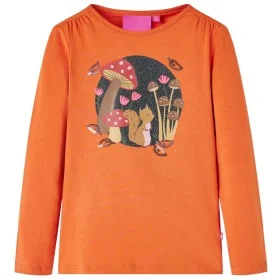 Hellbraunes orangefarbenes Langarm-Kinder-T-Shirt 92 von vidaXL, Kinder-T-Shirts - Ref: Foro24-14154, Preis: 8,72 €, Rabatt: %