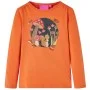 Hellbraunes orangefarbenes Langarm-Kinder-T-Shirt 92 von vidaXL, Kinder-T-Shirts - Ref: Foro24-14154, Preis: 8,72 €, Rabatt: %