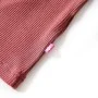Langärmeliges Kinder-T-Shirt mit hohem Kragen dunkelrot 92 von vidaXL, Kinder-T-Shirts - Ref: Foro24-14334, Preis: 8,77 €, Ra...