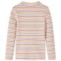 Langärmeliges hochgeschlossenes Kinder-T-Shirt in Rohfarbe 128 von vidaXL, Kinder-T-Shirts - Ref: Foro24-14357, Preis: 9,22 €...