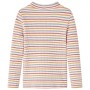 Langärmeliges hochgeschlossenes Kinder-T-Shirt in Rohfarbe 128 von vidaXL, Kinder-T-Shirts - Ref: Foro24-14357, Preis: 9,22 €...