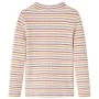Long-sleeved high-neck children's t-shirt in cream color, size 128 by vidaXL, Kids T-shirts - Ref: Foro24-14357, Price: 9,12 ...