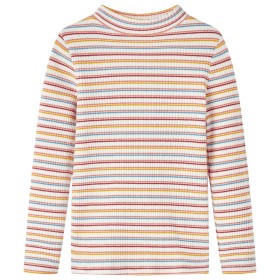 Kinder Langarmshirt mit Rollkragen in Naturfarben Größe 104 von vidaXL, Kinder-T-Shirts - Ref: Foro24-14355, Preis: 9,22 €, R...