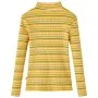 Camiseta infantil de manga larga cuello alto color ocre 104 de vidaXL, Camisetas para niños - Ref: Foro24-14360, Precio: 9,12...