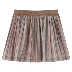 Falda plisada infantil con purpurina marrón y rosa 92 de vidaXL, Pantalones de niños - Ref: Foro24-14554, Precio: 13,10 €, De...