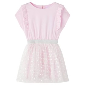Kinderkleid mit zartrosa Rüschen 92 von vidaXL, Kinderkleider - Ref: Foro24-14549, Preis: 14,87 €, Rabatt: %