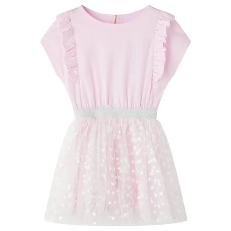 Kinderkleid mit zartrosa Rüschen 92 von vidaXL, Kinderkleider - Ref: Foro24-14549, Preis: 14,73 €, Rabatt: %
