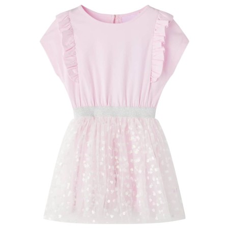 Kinderkleid mit zartrosa Rüschen 92 von vidaXL, Kinderkleider - Ref: Foro24-14549, Preis: 14,87 €, Rabatt: %
