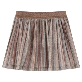 Children's pleated skirt with brown and pink glitter 116 by vidaXL, kids pants - Ref: Foro24-14556, Price: 12,96 €, Discount: %